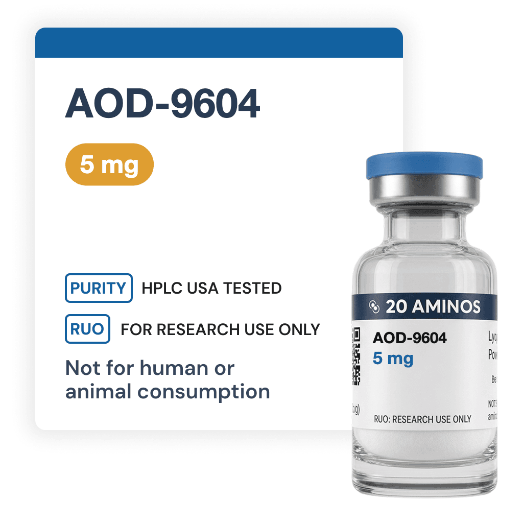 Product photograph for AOD-9604 — 5 mg
